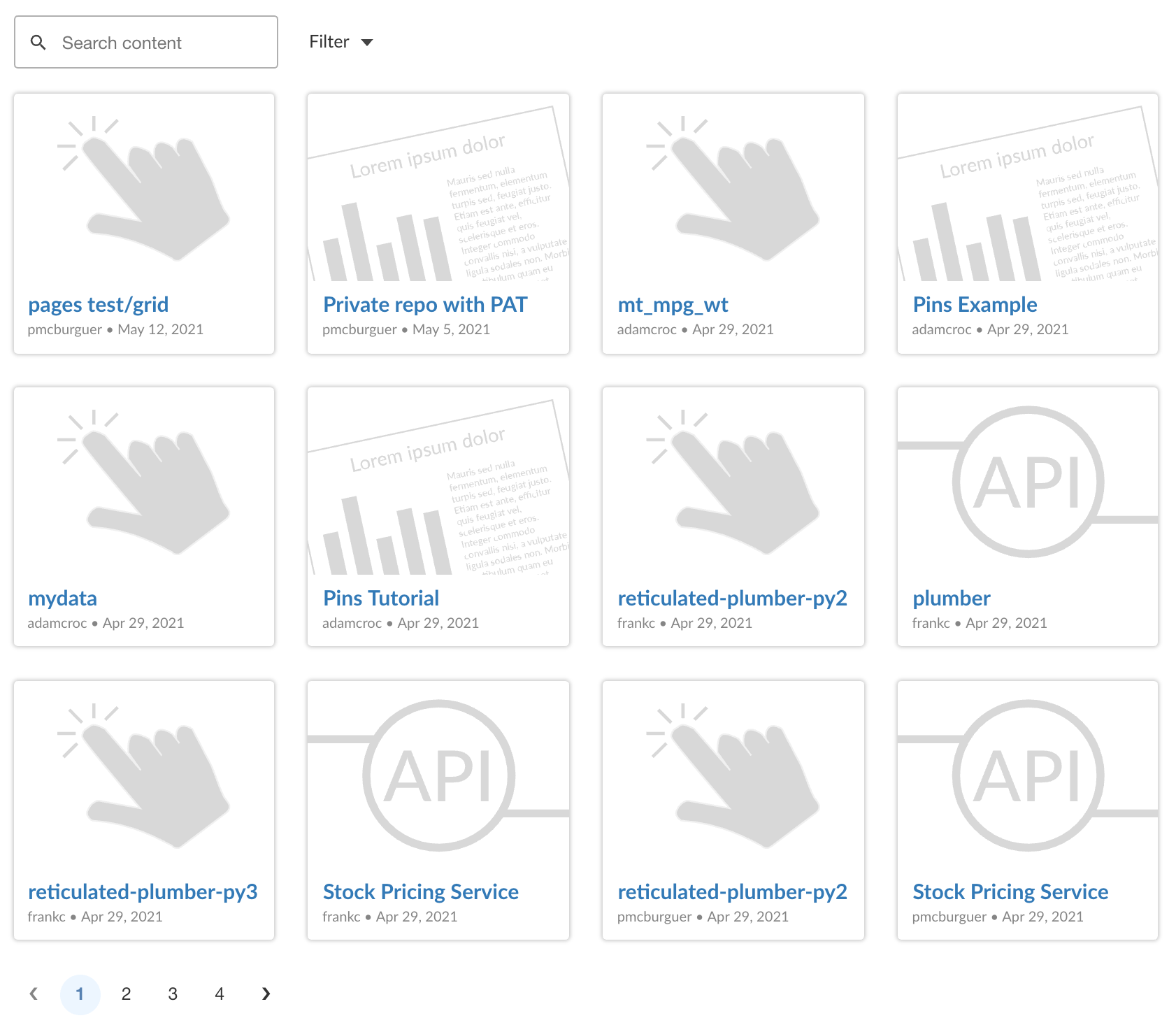 a sample grid