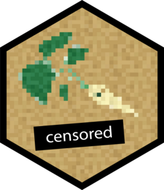 a pixelated version of the parsnip logo with a black censoring bar